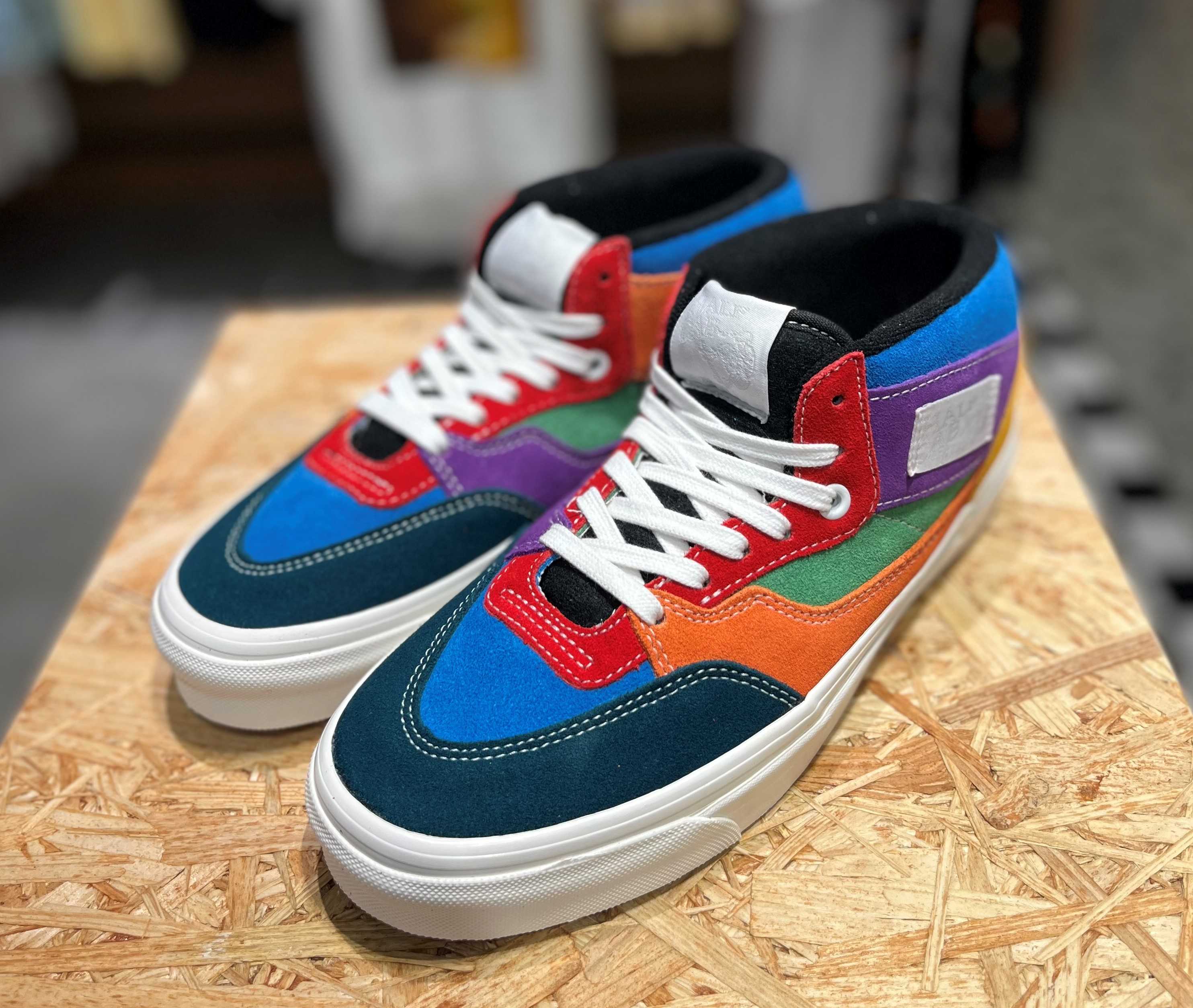 未使用】VANS ハーフキャブ 33DX マルチカラー カラフル 秋カラー