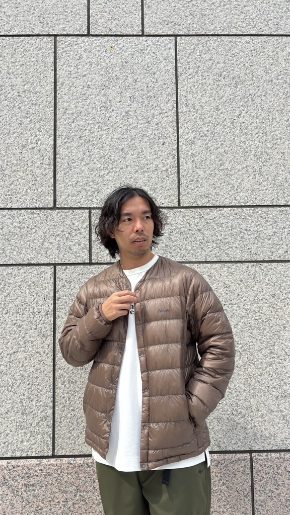 毎日着たくなるインナーダウンカーディガン | NANGA SHOP YOKOHAMA