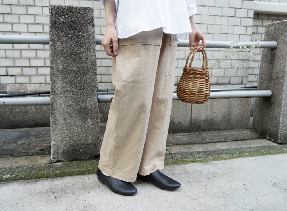サイドポケットがポイントの綿麻パンツ | tandey mooi | ショップ