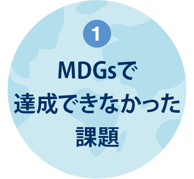 MDGsで達成できなかった課題